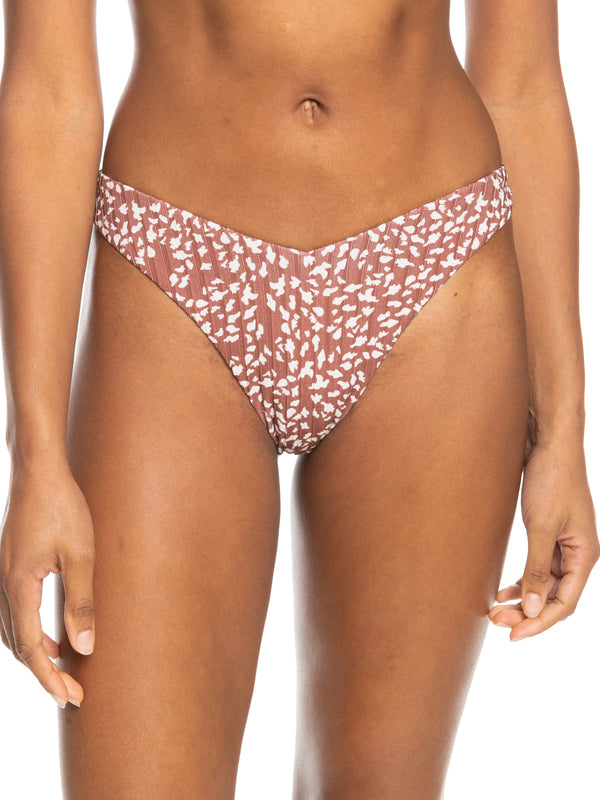 ROXY RIB ROXY LOVE THE SUNSEEKER - HIPSTER BIKINI BOTTOMS -
