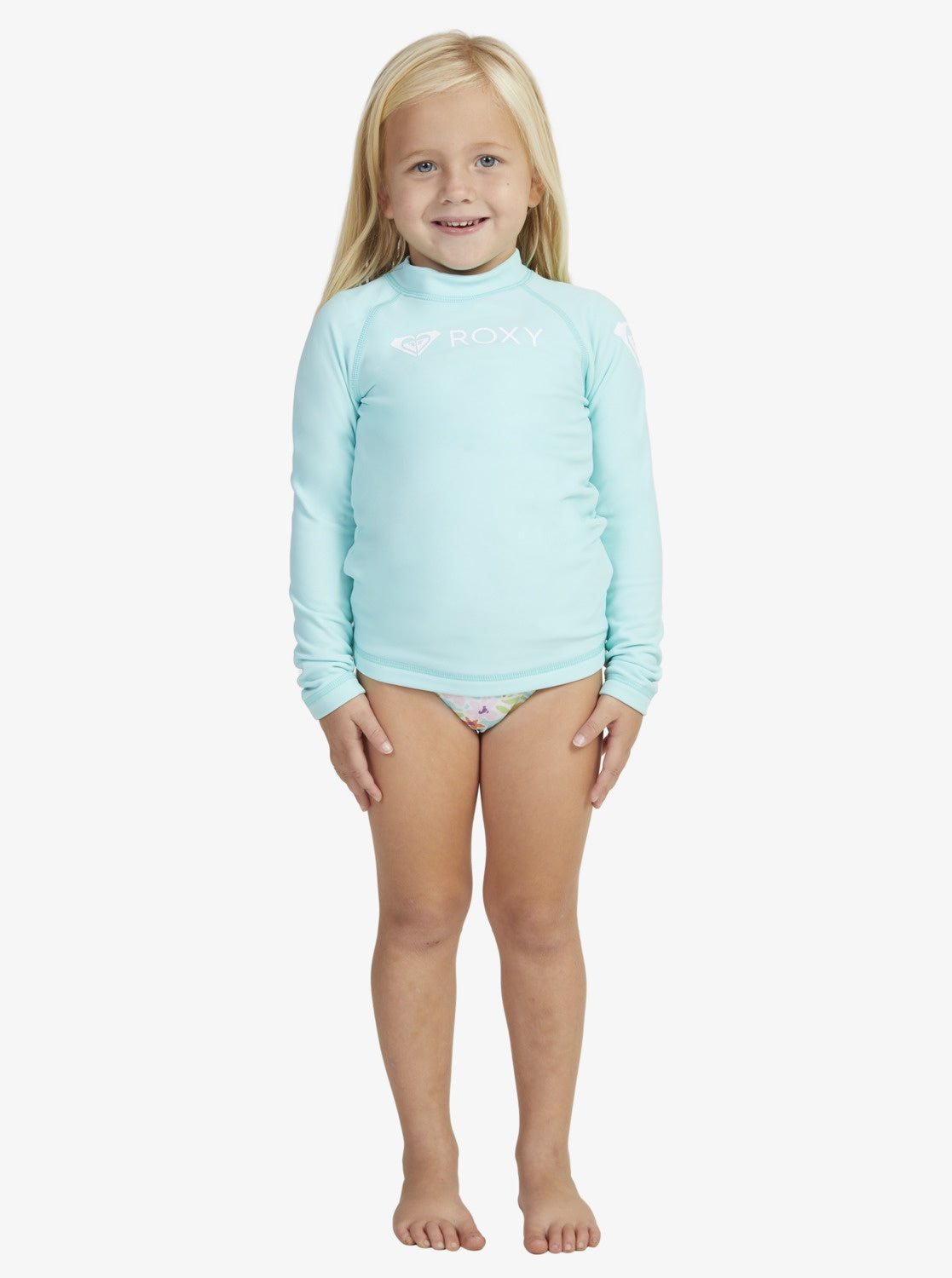 ROXY JUVENILE GIRL HEATER LS LYCRA RASH TOP (TODDLER)