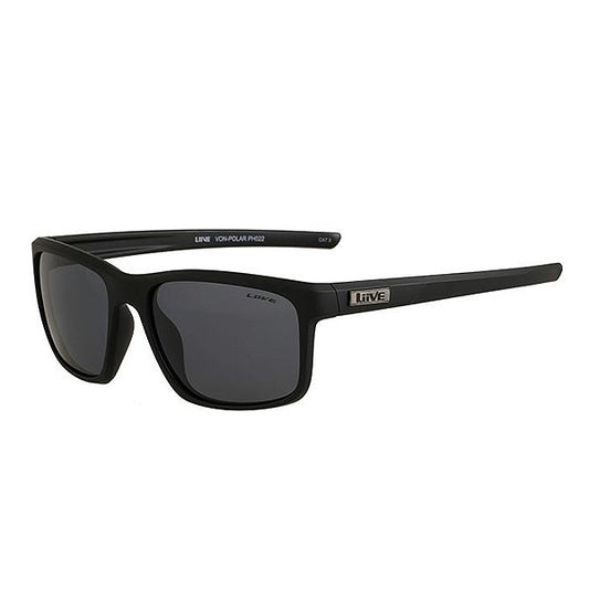 LIIVE VON POLAR MATT BLACK SUNGLASSES