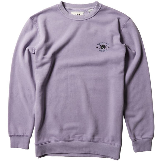 SALE NO RETURNS - VISSLA SOLID SETS ECO BOYS CREW - DUSTY LILAC