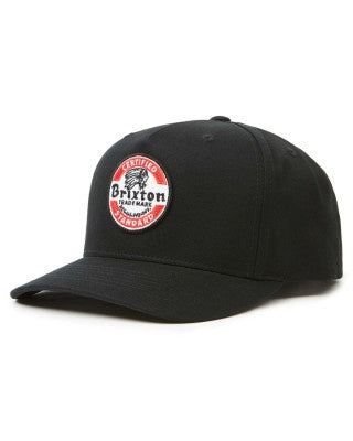 BRIXTON SOTO C MP SNAPBACK - BLACK