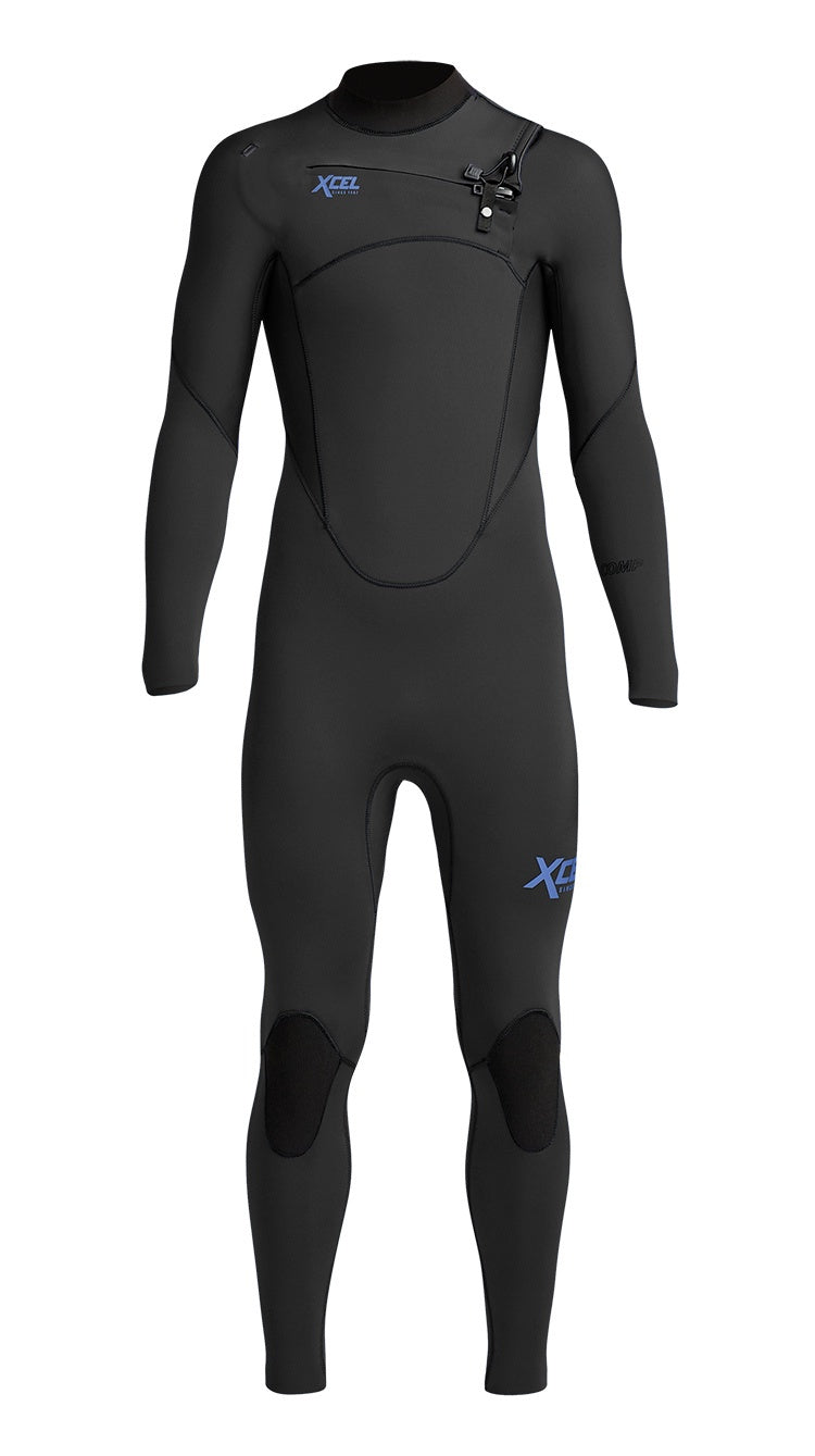 XCEL BOYS COMP 3/2MM STEAMER - BLACK - ON SALE 30% OFF