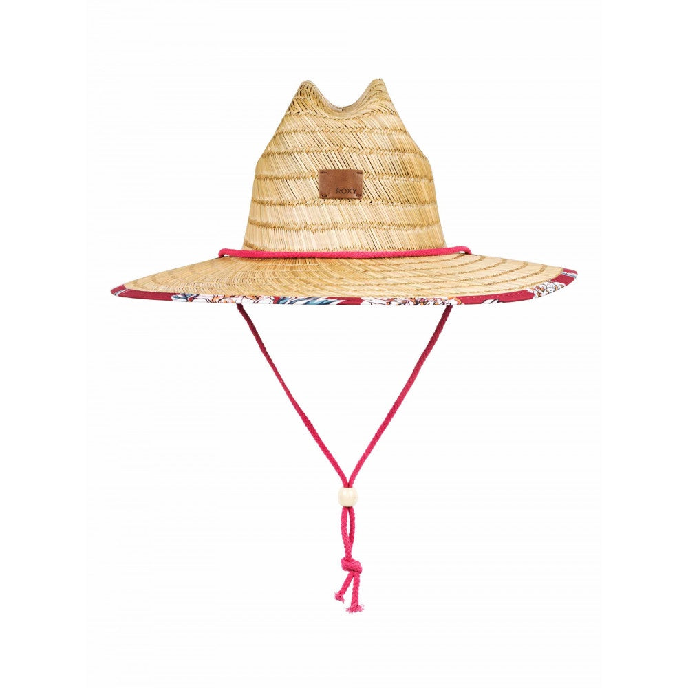 ROXY TOMBOY PRINTED STRAW HAT