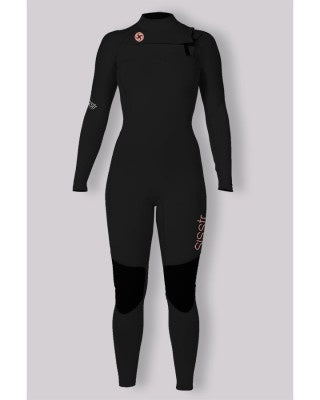 SISSTRE 7 SEAS 3/2 WOMENS CHEST ZIP STEAMER - WETSUIT