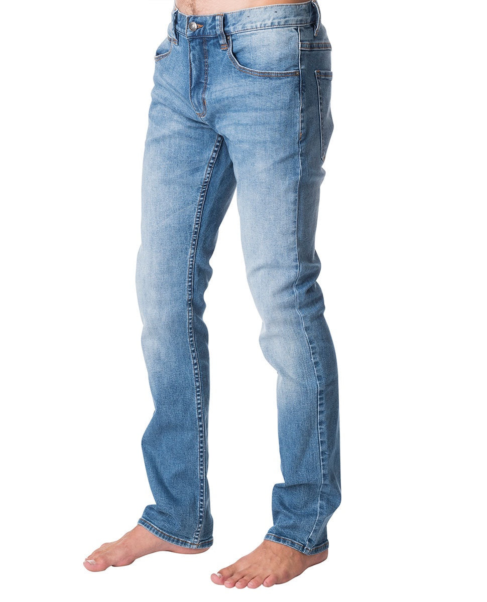 RIPCURL MENS JEANS - STRAIGHT SALT BLUE JEANS