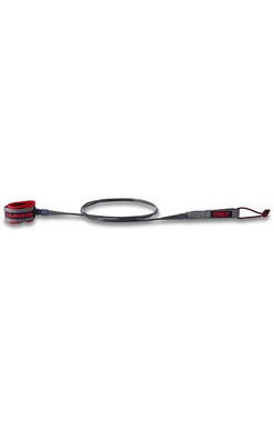 DAKINE KAINUI JJF TEAM LEASH 6FT x 1/4 LEGROPE - CARBON/RED