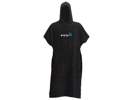 FCS YOUTH PONCHO TOWEL - BLACK
