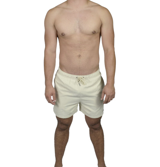 SEVENC'S ELASTIC WAIST BOARDSHORTS - SANDSTONE