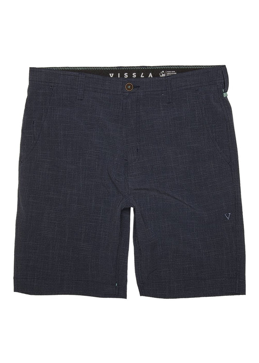 VISSLA FIN ROPE HYBRID 20" WALKSHORTS - MIDNIGHT