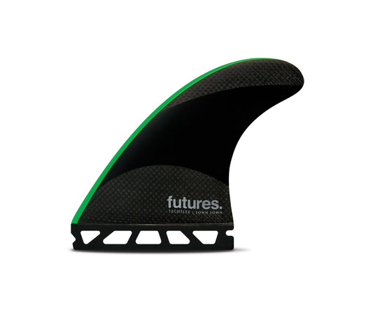 FUTURES JOHN JOHN MED TECHFLEX GREEN TRI FIN SET