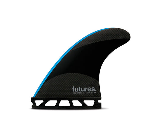 FUTURES JOHN JOHN SMALL TECHFLEX BLUE TRI FIN SET