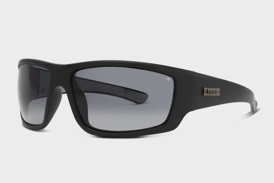 LIIVE HAMMER SAFETY SUNGLASSES - MATT BLACK