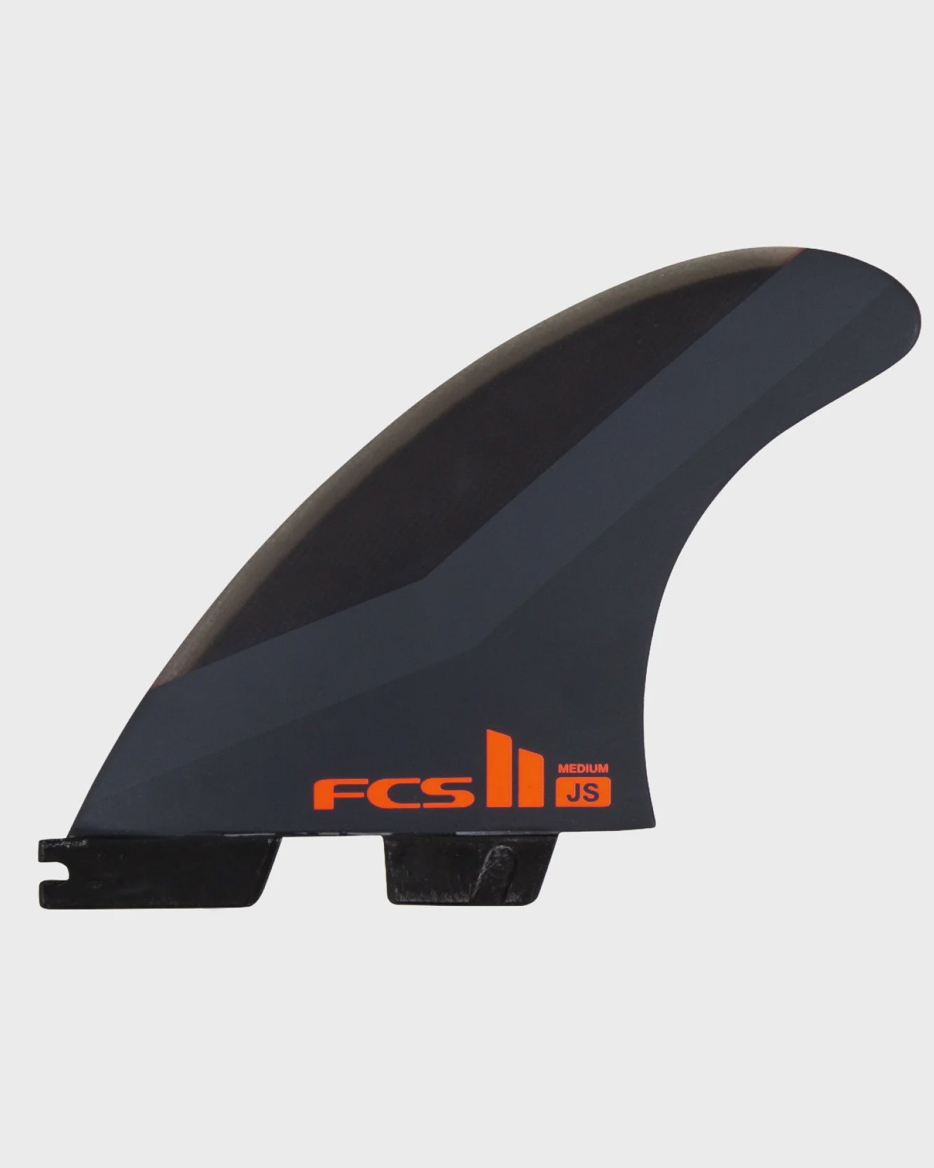 FCS II JS TRI FIN SET - CARBON/RED