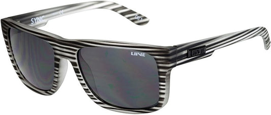 LIIVE SYNC MATT BLACK STRIPE SUNGLASSES