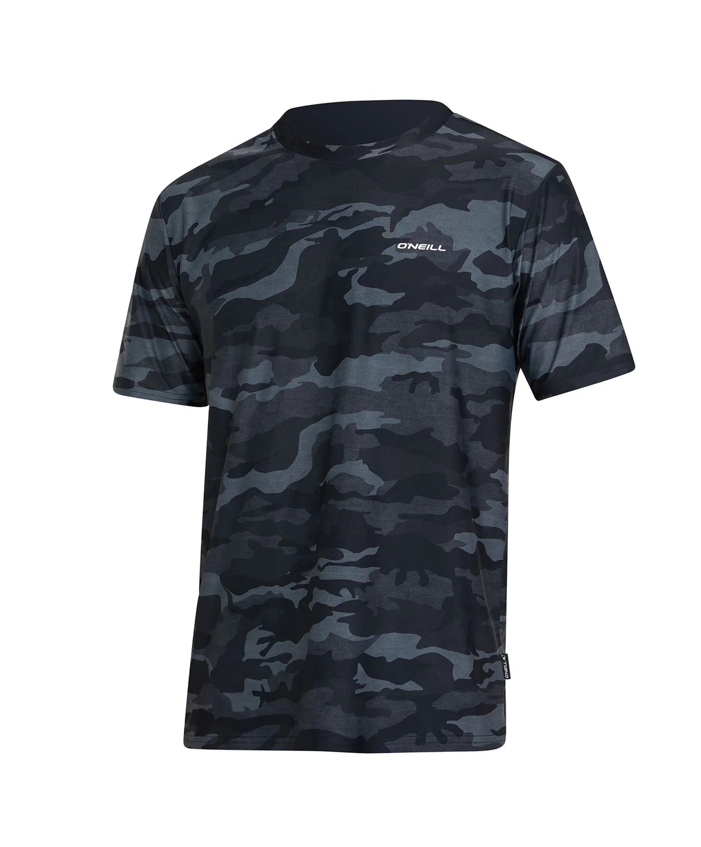 ONEILL STRIKE MISSION SS UV RASH TEE - BLACK CAMO