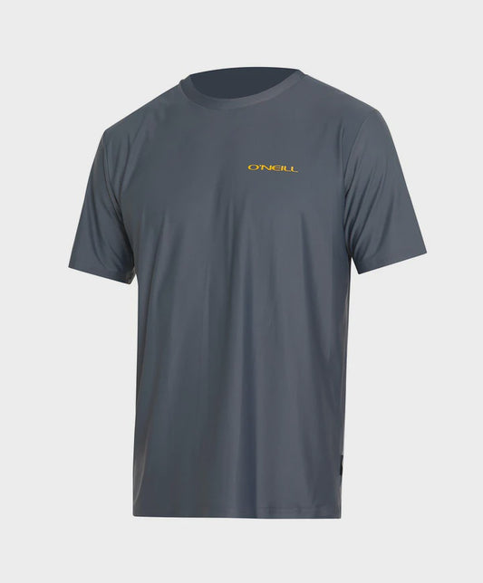 ONEILL VIBRATIONS SS UV RASH TEE - GUNMETAL