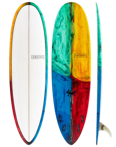 MODERN LOVE CHILD SURFBOARD PIN TAIL HYBRID - PU