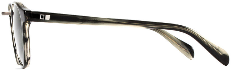 OTIS A DAY LATE SUNGLASSES - EBONY WOOD / GREY LENS