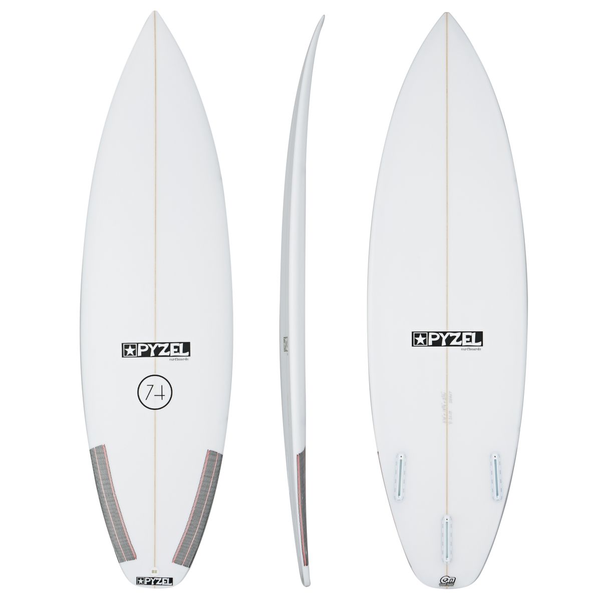 PYZEL ASTRO POP SURFBOARD - SWALLOW TAIL