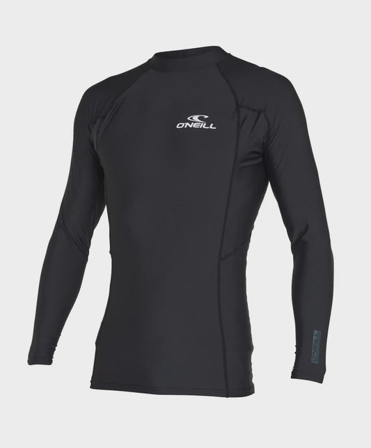 ONEILL REACTOR UV LS RASH VEST - BLACK