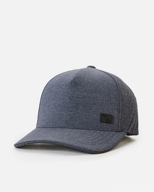 RIPCURL VAPORCOOL ELITE FLEXFIT SNAPBACK CAP - BLACK