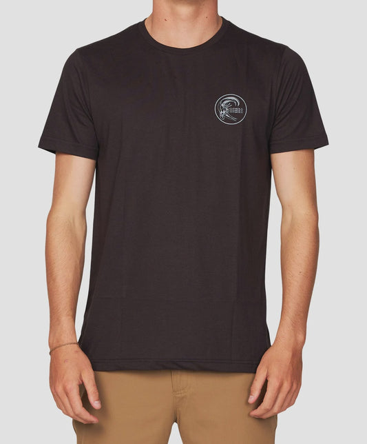 ONEILL TRVLR COSSA STAPLE HYPERDRY TEE - BLACK