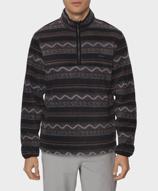 ONEILL TRVLR CONWAY SUPER FLEECE  MENS JACKET - BLACK