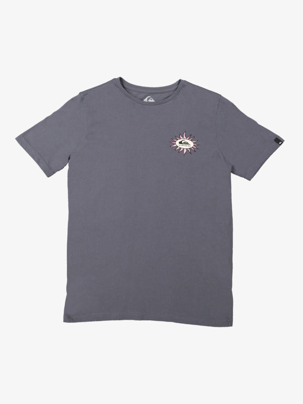 QUIKSILVER OCEAN BED BOYS TEE - IRON JET
