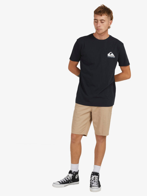 QUIKSILVER CORP FILLS TEE SS - BLACK