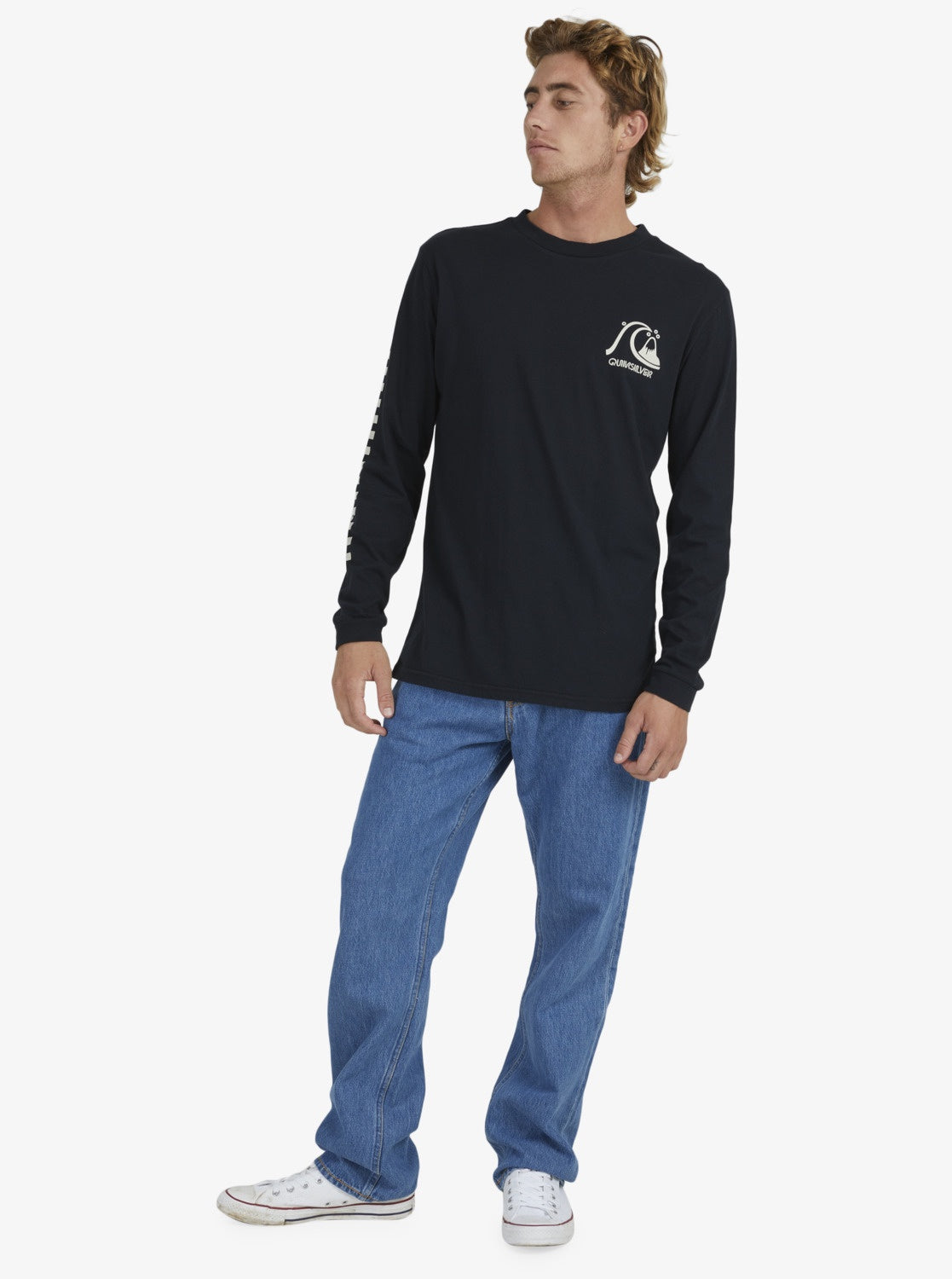 THE ORIGINAL MENS LONG SLEEVE TEE - BLACK