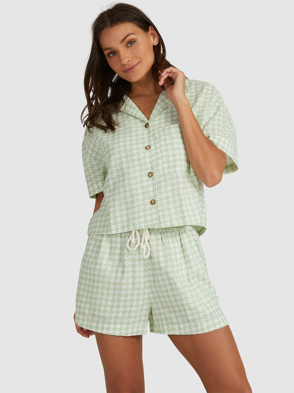 ROXY LEKEITIO BEACH PRINTED SHORT - SPRUCETONE CHECK IT