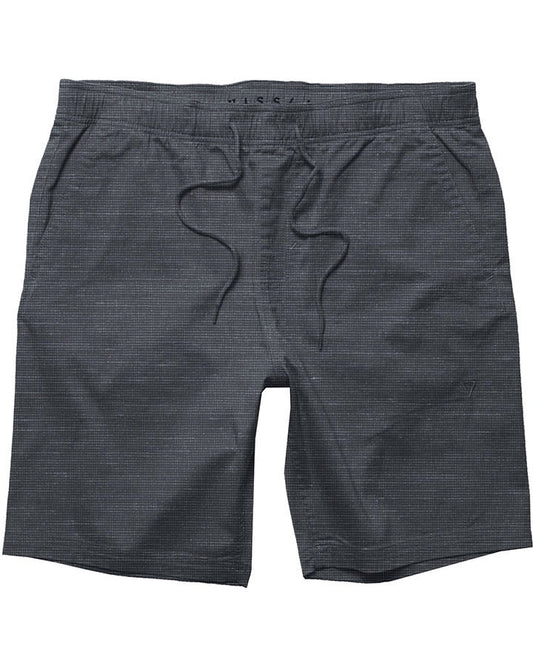 VISSLA HEMP NO SEE UMS ELASTIC 18.5" WALKSHORTS - PHANTOM