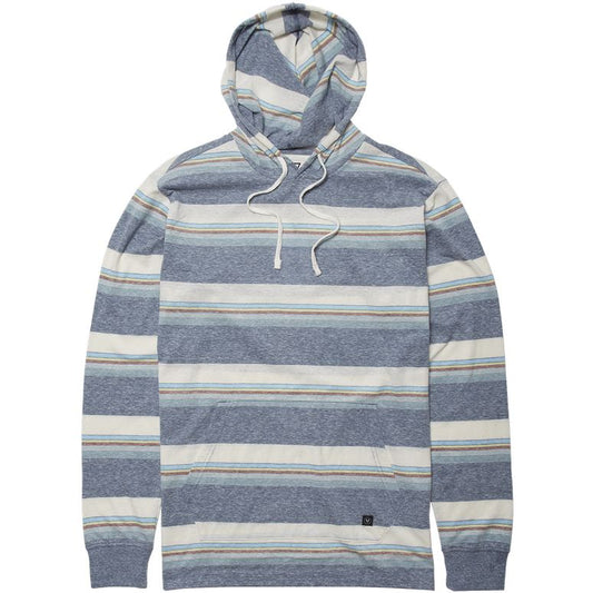 VISSLA THE TUBE PULL OVER HOODIE - BREAKER BLUE HEATHER