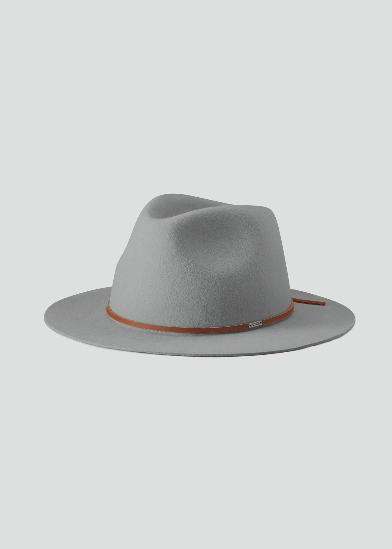 BRIXTON WESLEY FEDORA - GREY