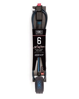 OCEAN & EARTH ONE XT SLIMLINE COMP 6'6 LEASH : LSC66XT