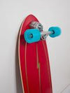 YOW SURF SKATE - PIPE 32" POWER SURFING  SERIES - RED