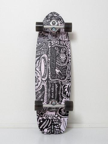 YOW X SURF SKATES - PUKAS THE DARK 2 - 34.5L  - BLACK